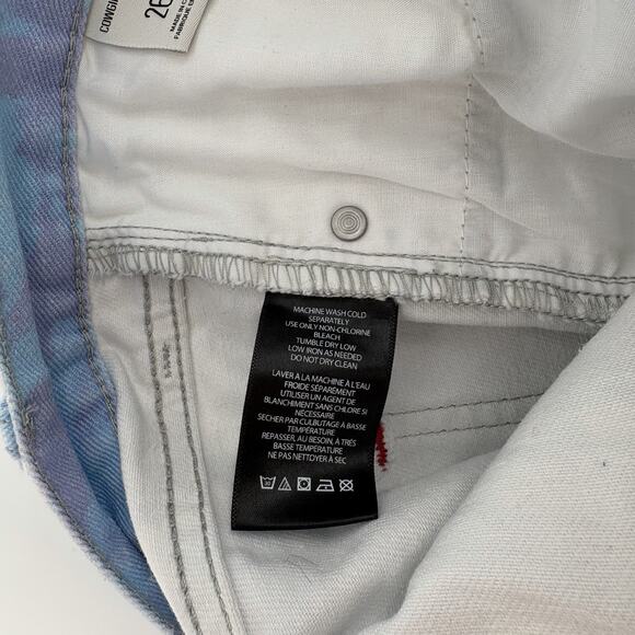 BDG Cowgirl Jeans Renaissance Print Straight Relaxed Jeans Womens Size 26 - Picture 13 of 14